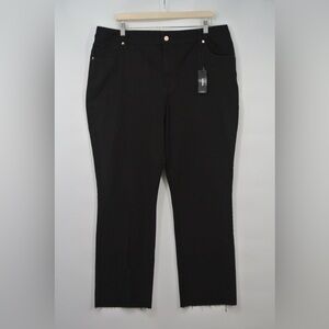 Express ✨NWT🖤 Cropped Flare Black Pants 🎯 FLEXX Hyper Stretch